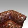 Large leather chesterfield corner