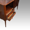 Pair of Georgian style bedside cabinets drawers open