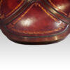 Pair of mahogany lamp tables tooling
