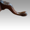 Pair of mahogany wine tables leg