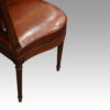 Set of 8 Edwardian mahogany lattice back chairs angle