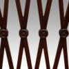Set of 8 Edwardian mahogany lattice back chairs lattice detail