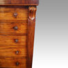 Victorian mahogany Wellington chest bar closed
