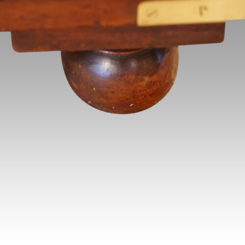 Victorian secretaire campaign chest foot