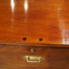Victorian secretaire campaign chest top plugs