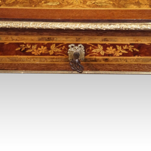 19thc. Inlaid dressing table drawer