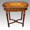 19thc. Inlaid dressing table front