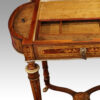 19thc. Inlaid dressing table interior detail