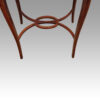 Edwardian inlaid mahogany curio table base