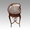 Edwardian inlaid mahogany curio table end