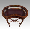 Edwardian inlaid mahogany curio table top
