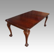 Edwardian mahogany 8 seat dining table