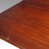 Edwardian mahogany 8 seat dining table top detail