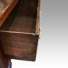 George III oak cabriole leg dresser base drawer lining