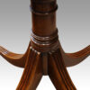 George V mahogany twin pillar dining table column