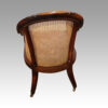 Regency library chair rear
