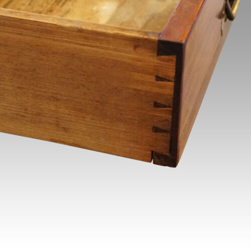 Victorian brass bound teak campaign chest