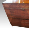 Victorian brass bound teak campaign chest back boards
