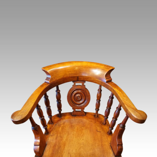 Victorian captains chair back
