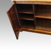 Victorian walnut side cabinet interior