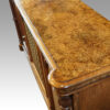 Victorian walnut side cabinet top