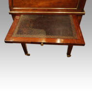 18thc. French mahogany cylinder desk side slide