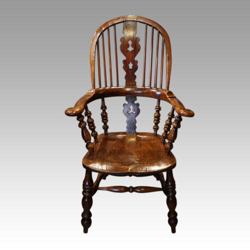 19thc. Yorkshire broad arm chair
