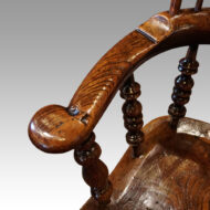 19thc. Yorkshire broadarm chair hand grip