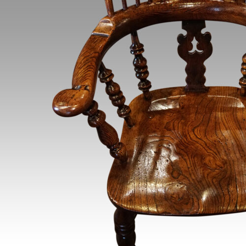 19thc. Yorkshire broadarm chair seat