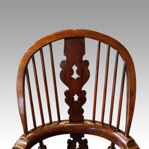 19thc. Yorkshire broadarm chair slat