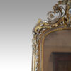 19thc. gilt pier mirror with eglomise glass panel side