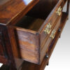 Antique oak arch front pot board dresser base double drawer