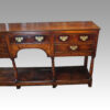 Antique oak arch front pot board dresser base end drawer