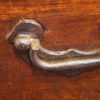 Antique teak merchants chest carrying handle