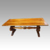 Cherrywood refectory dining table side