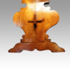 Cherrywood refectory dining table silhouette end