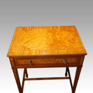 Edwardian inlaid Satinwood side table top