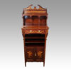 Edwardian inlaid music cabinet