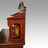 Edwardian inlaid music cabinet detail back