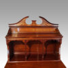 Edwardian inlaid music cabinet superstructure