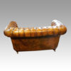 Leather button back 2 seat Chesterfield back