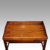 Mahogany butlers tray on stand top