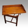 Mahogany butlers tray on stand tray off stand