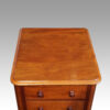 Pair Victorian mahogany bedside chests top