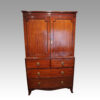 Regency mahogany linen press