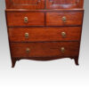 Regency mahogany linen press base