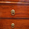 Regency mahogany linen press handle