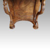 Victorian burr walnut Harlequin pop-up Davenport desk front base