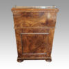 Victorian burr walnut Harlequin pop-up Davenport desk rear