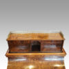 Victorian burr walnut Harlequin pop-up Davenport desk up